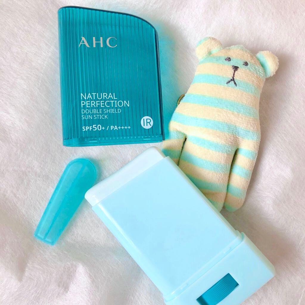 ナチュラル パーフェクション ダブル シールド サンスティック/AHC/日焼け止めスティックを使ったクチコミ(2枚目)
