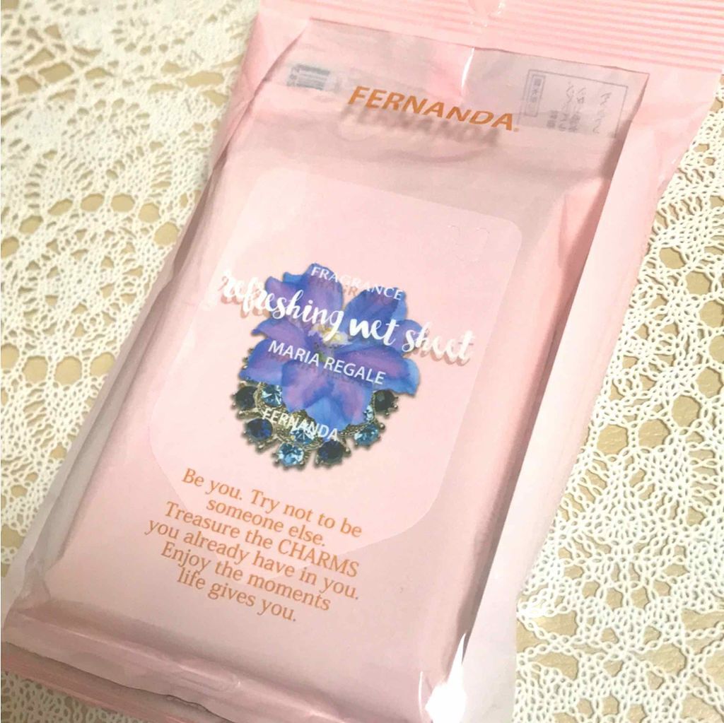 リフレッシングウェットシート マリアリゲル/フェルナンダ/ボディシートを使ったクチコミ(1枚目)