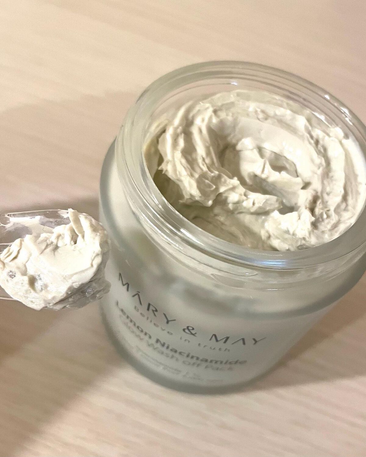 レモンナイアシンアミドグロウウォッシュオフパック /MARY&MAY/洗い流すパック・マスクを使ったクチコミ(3枚目)