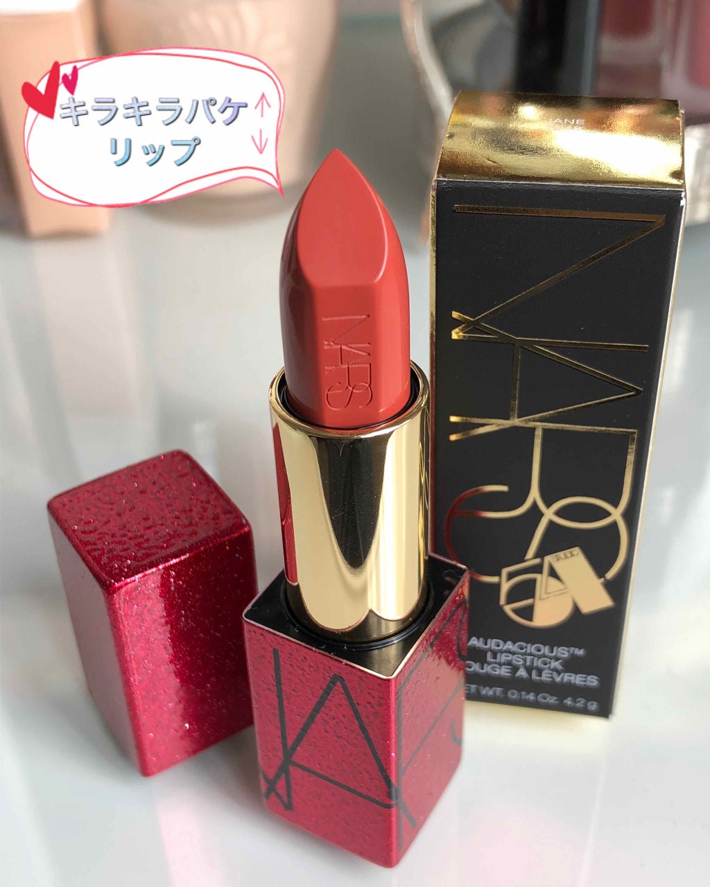 オーディシャスリップスティック 限定/NARS/口紅を使ったクチコミ(1枚目)