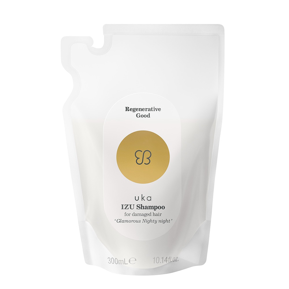 uka IZU Shampoo／Conditioner for damaged hair 'Glamourous Nighty night' シャンプーレフィル（300ml）