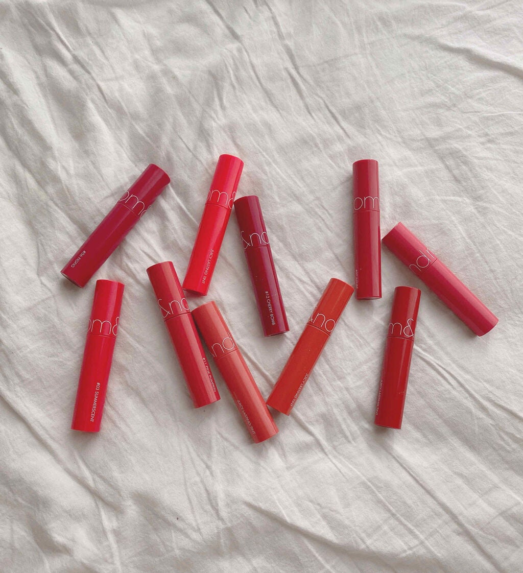 ジューシーラスティングティント/rom&nd/リップティントを使ったクチコミ(1枚目)