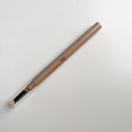 &.眉ペンシル 丸芯 ブラシ付き/DAISO/アイブロウペンシルを使ったクチコミ(5枚目)