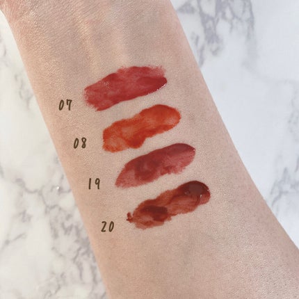 ジューシーラスティングティント/rom&nd/リップティントを使ったクチコミ(2枚目)