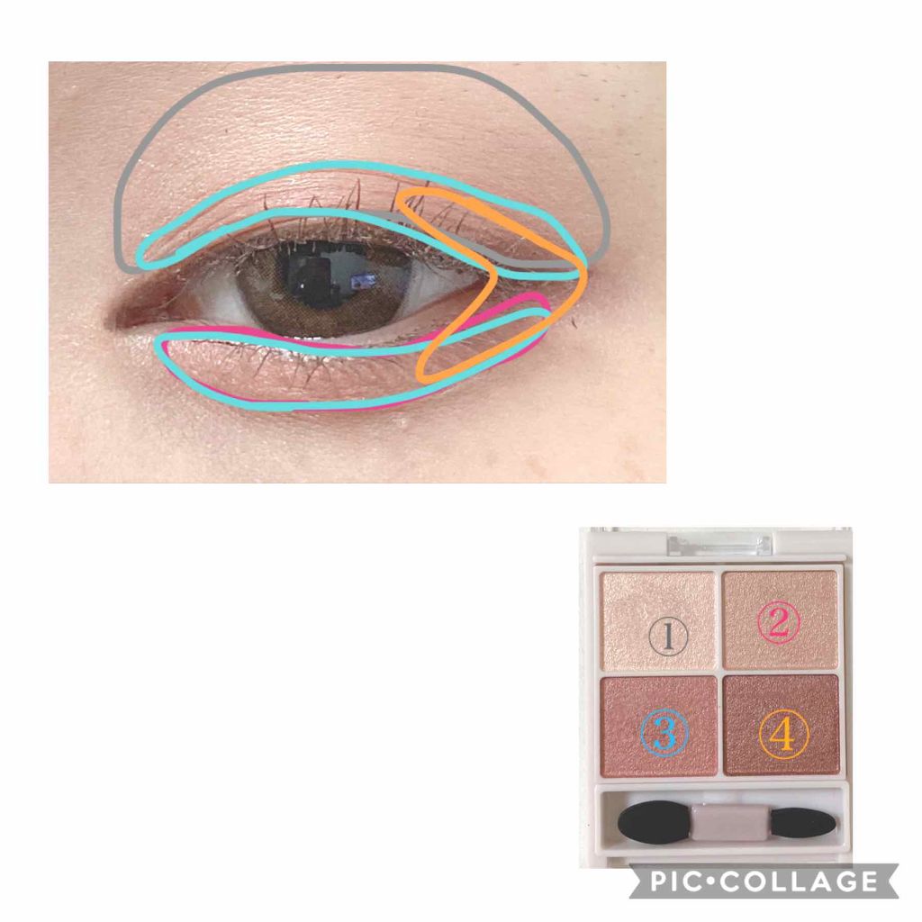 シルキースフレアイズ/キャンメイク/アイシャドウパレットを使ったクチコミ（3枚目）