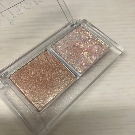 デュオ ポケット グリッター シャドウ 01 CARAMELIZED SALT/PERIPERA/アイシャドウパレットの画像