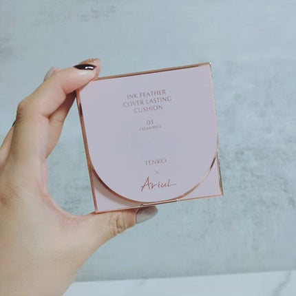 アリウル インクフェザーカバーラスティングクッション/Ariul/クッションファンデーションを使ったクチコミ(2枚目)
