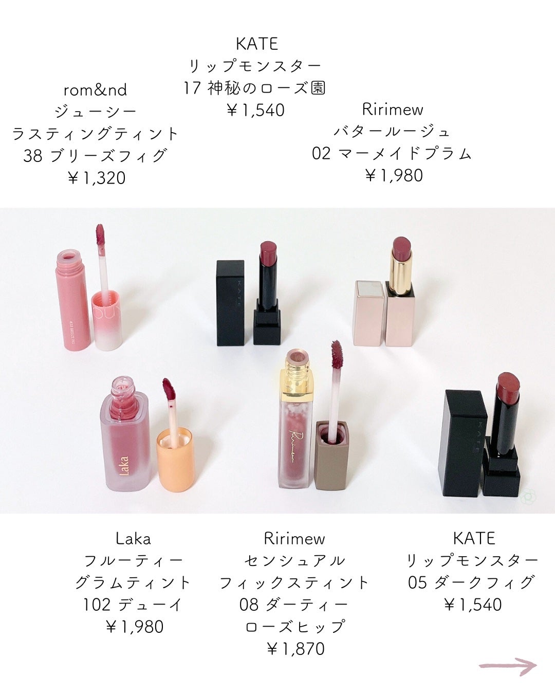 ジューシーラスティングティント/rom&nd/リップティントを使ったクチコミ(3枚目)