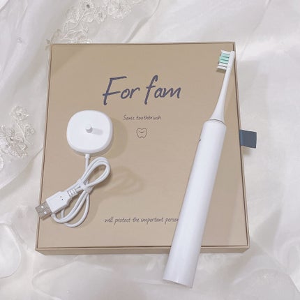 ソニック トゥースブラシ/For fam/電動歯ブラシを使ったクチコミ(2枚目)