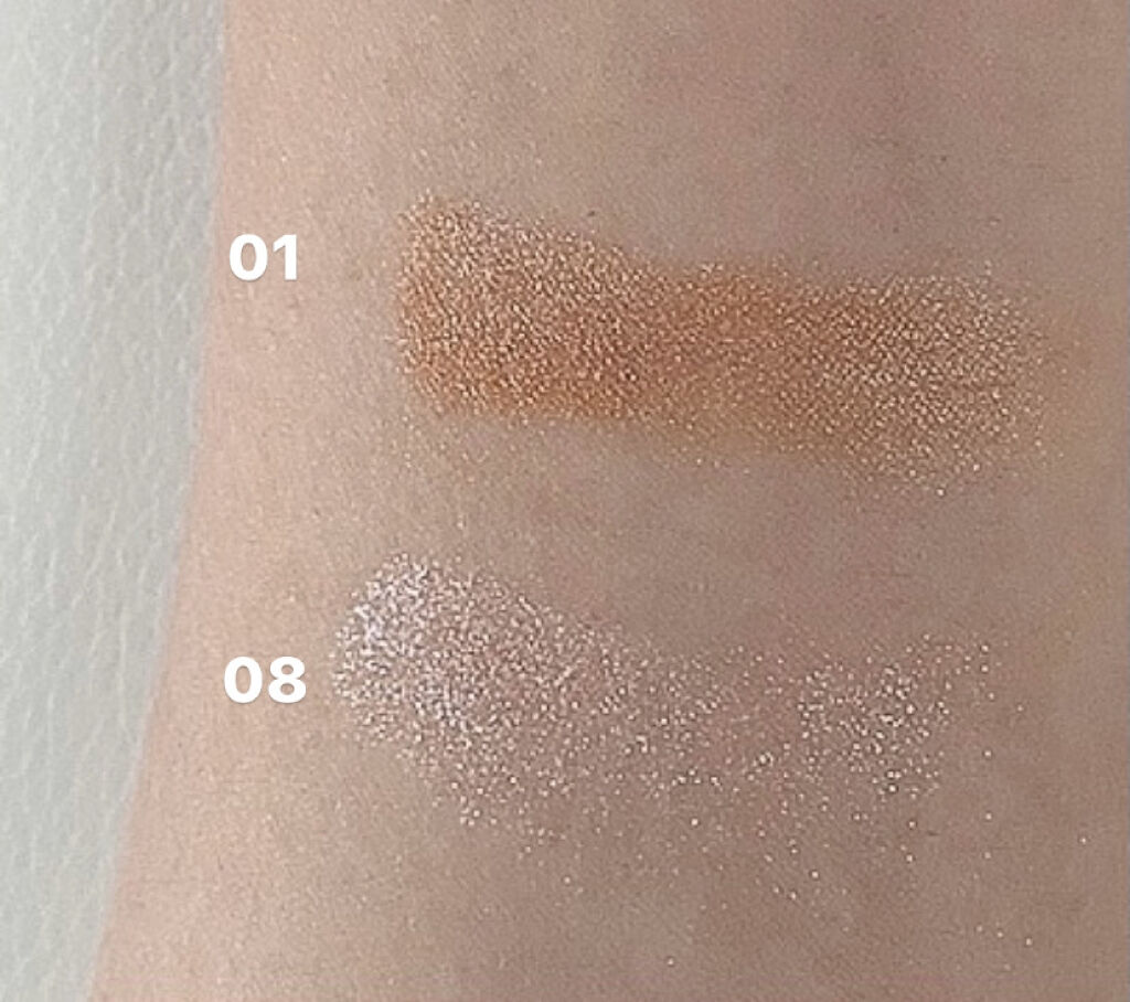 UR GLAM　MARBLE EYESHADOW 01/U R GLAM/単色アイシャドウを使ったクチコミ（3枚目）