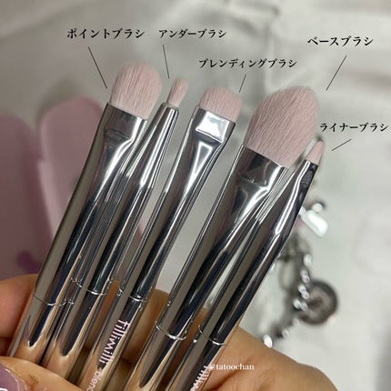 fillimilli アイメイクブラシセット/fillimilli/メイクブラシを使ったクチコミ(4枚目)