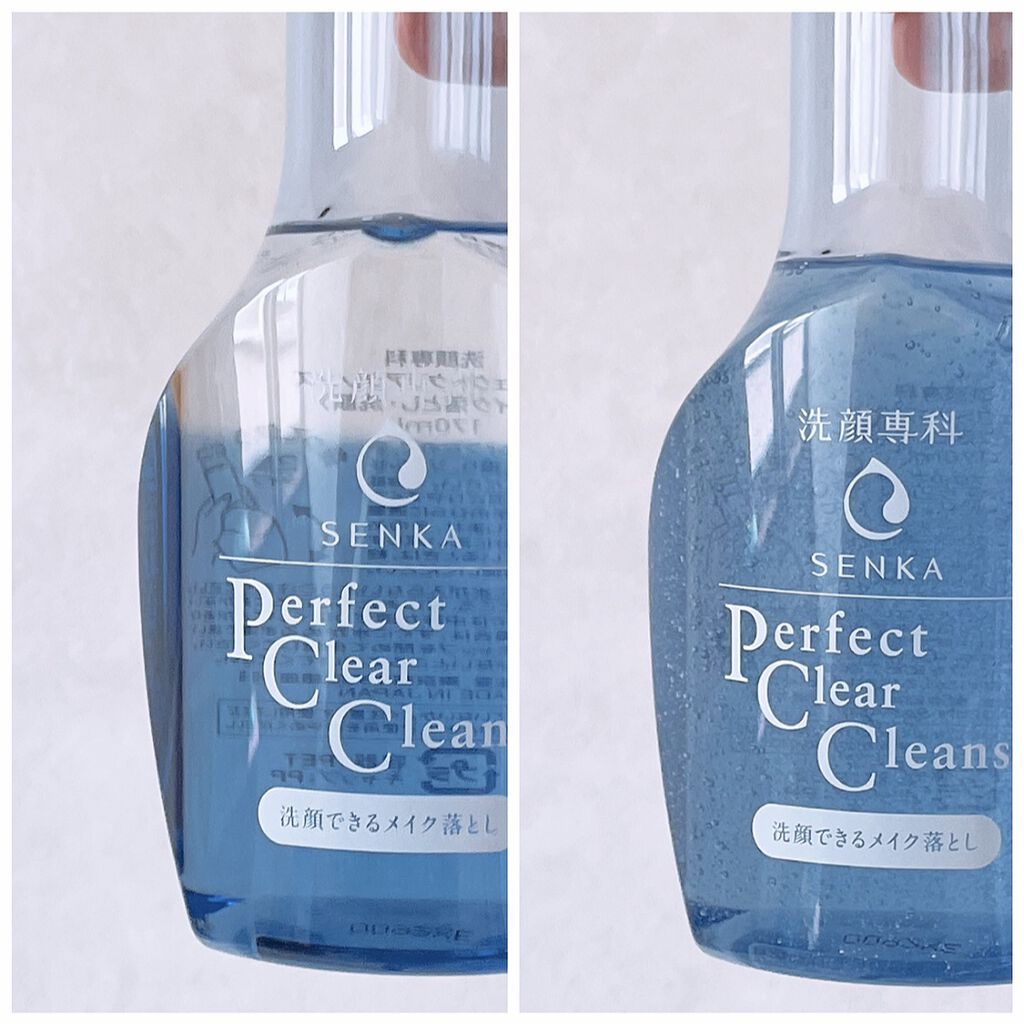 洗顔専科　パーフェクトクリアクレンズ/SENKA（専科）/クレンジングジェルを使ったクチコミ（2枚目）
