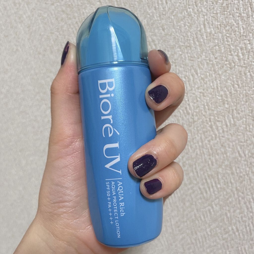 ビオレUV アクアリッチ アクアプロテクトローション(水層パック)/ビオレ/日焼け止めローションを使ったクチコミ（2枚目）