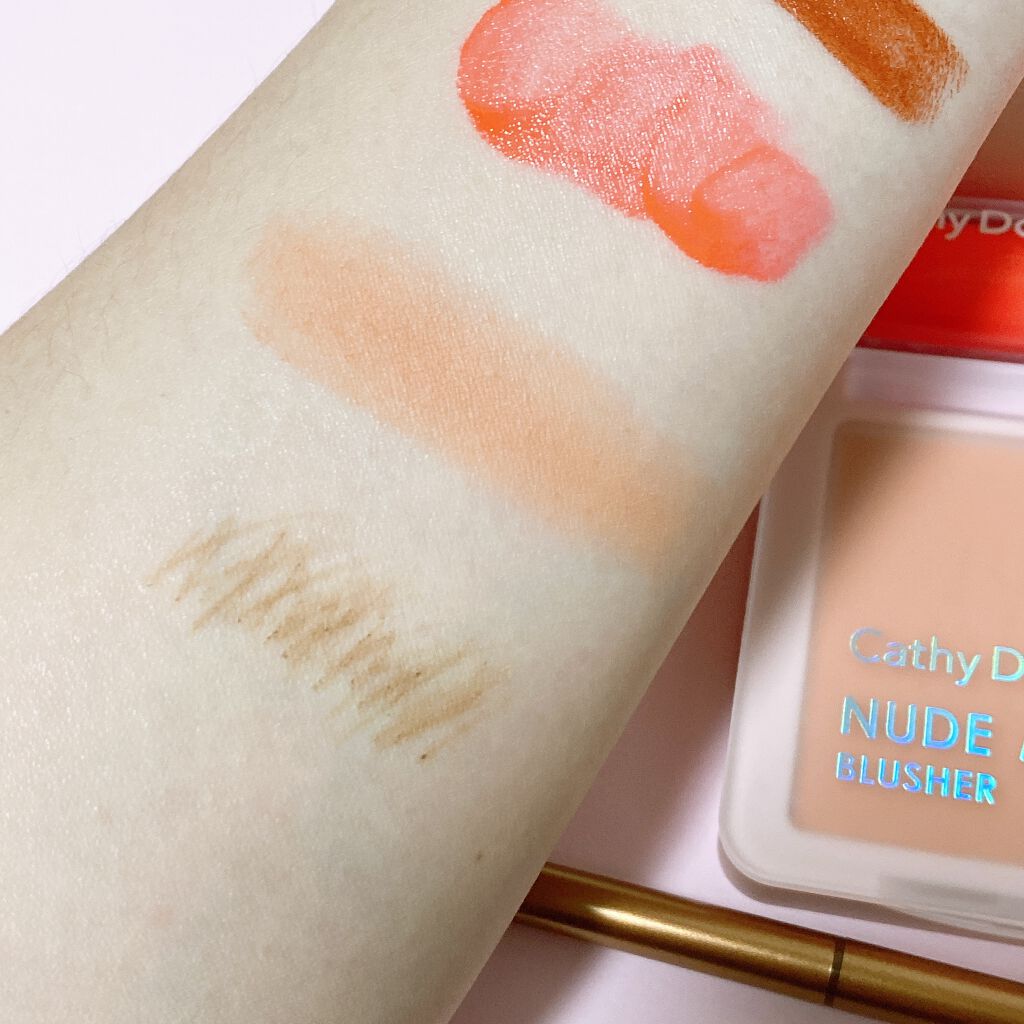 ヌードマットリップスティック/CathyDoll/口紅を使ったクチコミ(4枚目)