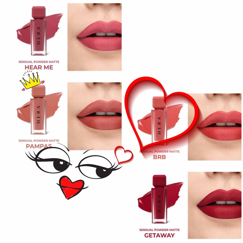センシュアルパウダーマットリキッド/HERA/口紅を使ったクチコミ(4枚目)