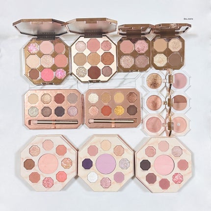 ブルーミング エディション パラダイス デュアル パレット ブラッシャー デュオ/DEAR DAHLIA/単色アイシャドウを使ったクチコミ(10枚目)