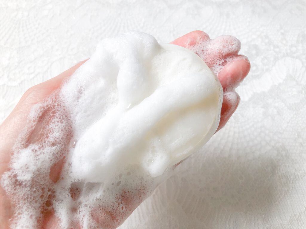 富岡シルク石鹸/富岡シルク/洗顔石鹸を使ったクチコミ（3枚目）