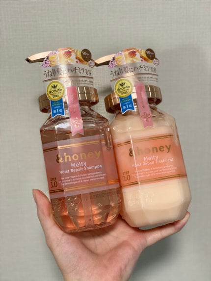&honey Melty モイストリペア シャンプー1.0/モイストリペア ヘアトリートメント2.0/&honey/市販シャンプーを使ったクチコミ(1枚目)