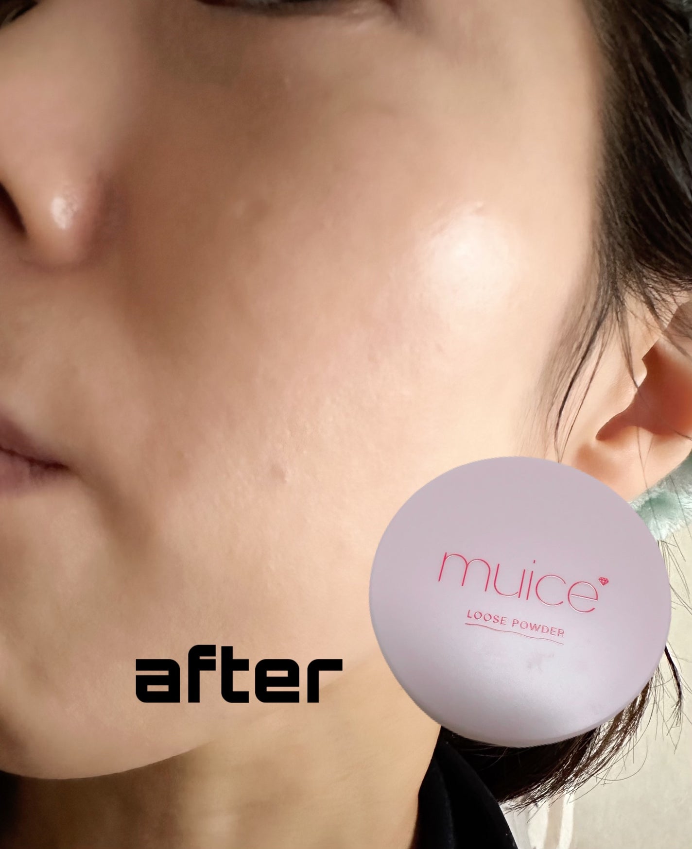 ヨレンパウダー さらポアカバー/muice/ルースパウダーを使ったクチコミ(7枚目)