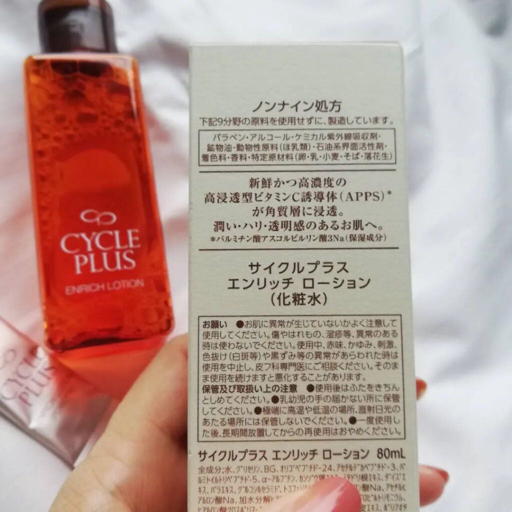 エンリッチ ローション/サイクルプラス/化粧水を使ったクチコミ(3枚目)