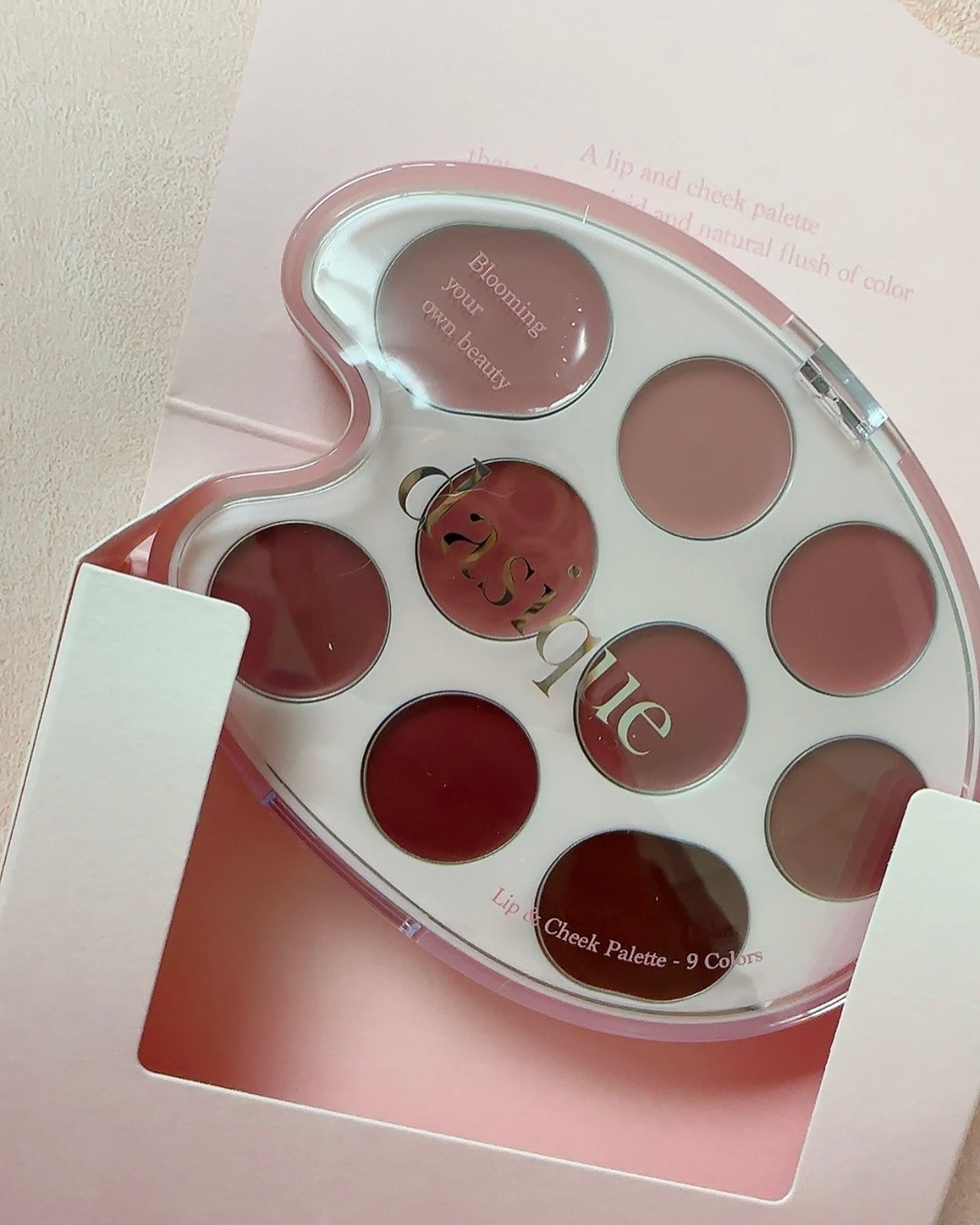 ムードペインティングリップアンドチークパレット/dasique/マルチパレットを使ったクチコミ(1枚目)