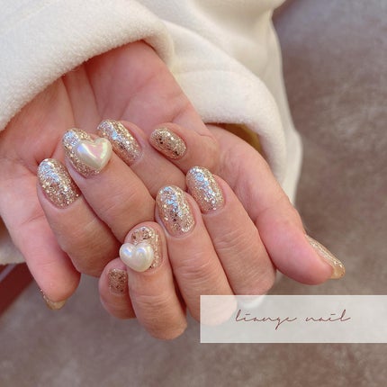 Yuki on LIPS 「.キラキラglitterにぷっくりハートがかわいい❤︎.@bo..」(1枚目)