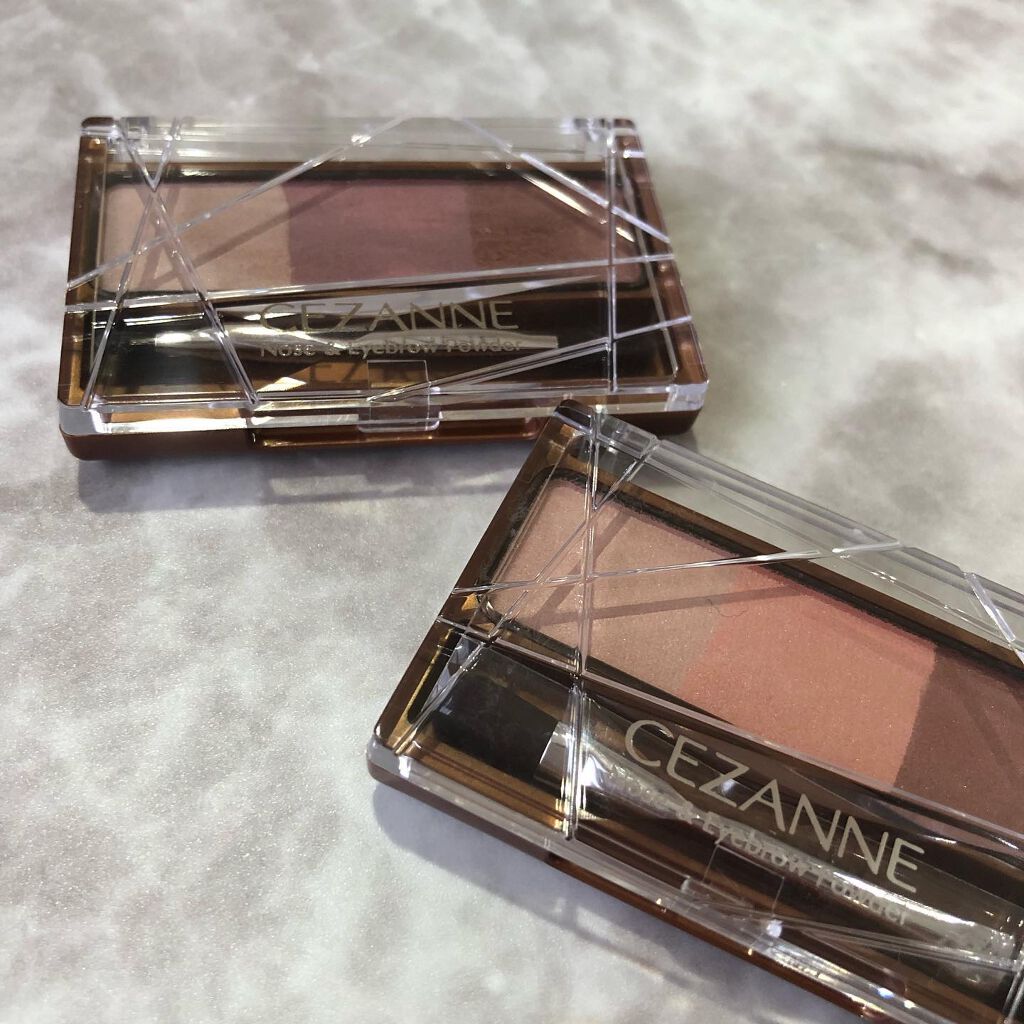 ノーズ＆アイブロウパウダー/CEZANNE/パウダーアイブロウを使ったクチコミ（1枚目）