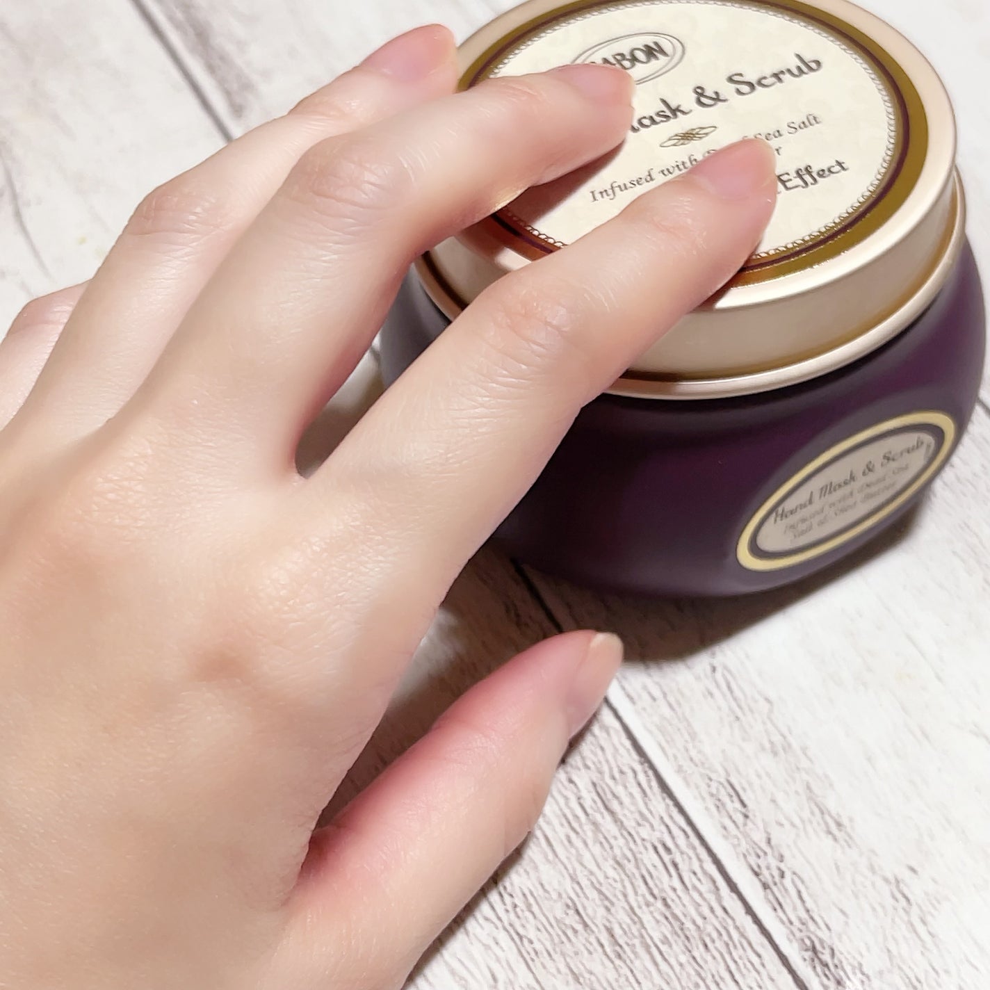 ハンドマスク&スクラブ/SABON/ハンドクリームを使ったクチコミ(3枚目)