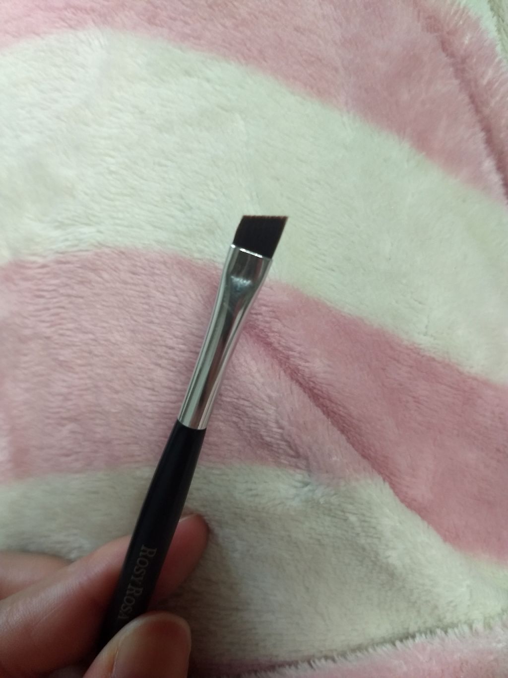 ダブルエンドアイブロウブラシ スクリュータイプ/ロージーローザ/メイクブラシを使ったクチコミ（3枚目）