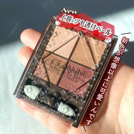 ニュアンスオンアイシャドウ/CEZANNE/アイシャドウパレットを使ったクチコミ(1枚目)