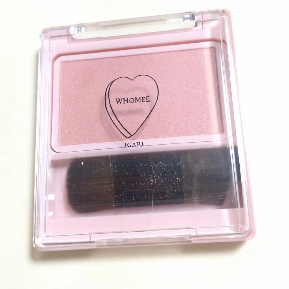 フーミー シングルブラッシュ/WHOMEE/パウダーチークを使ったクチコミ（2枚目）