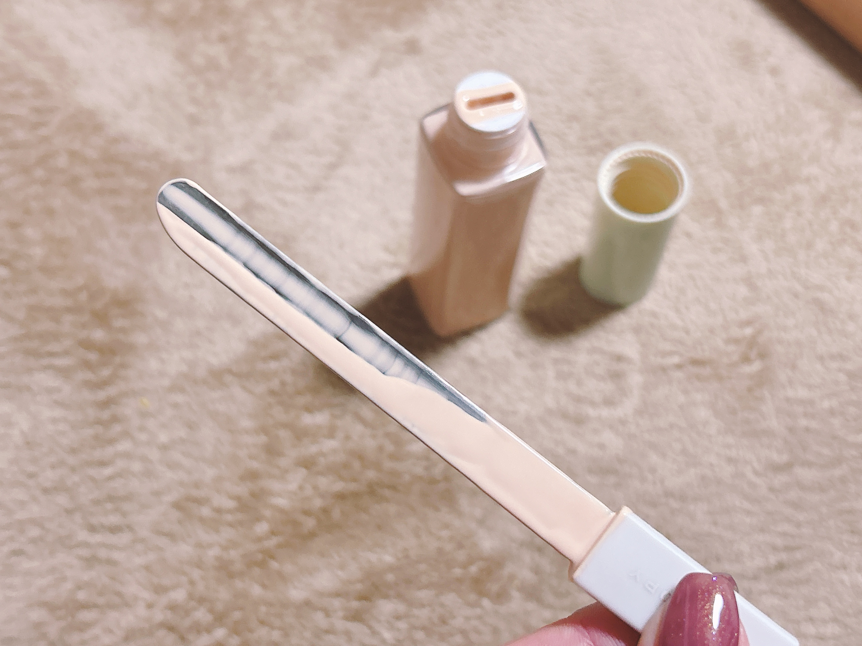 オーガンザ フィット スパチュラファンデーション/ENTROPY/リキッドファンデーションを使ったクチコミ（3枚目）