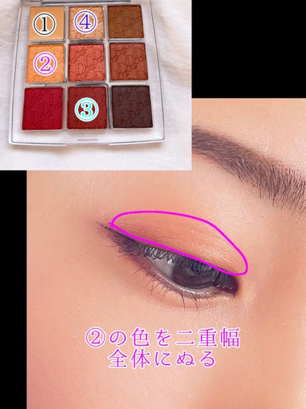 ディオール バックステージ アイ パレット/Dior/アイシャドウパレットを使ったクチコミ(4枚目)