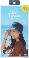 コジット 髪型ふんわりUVデニムハット