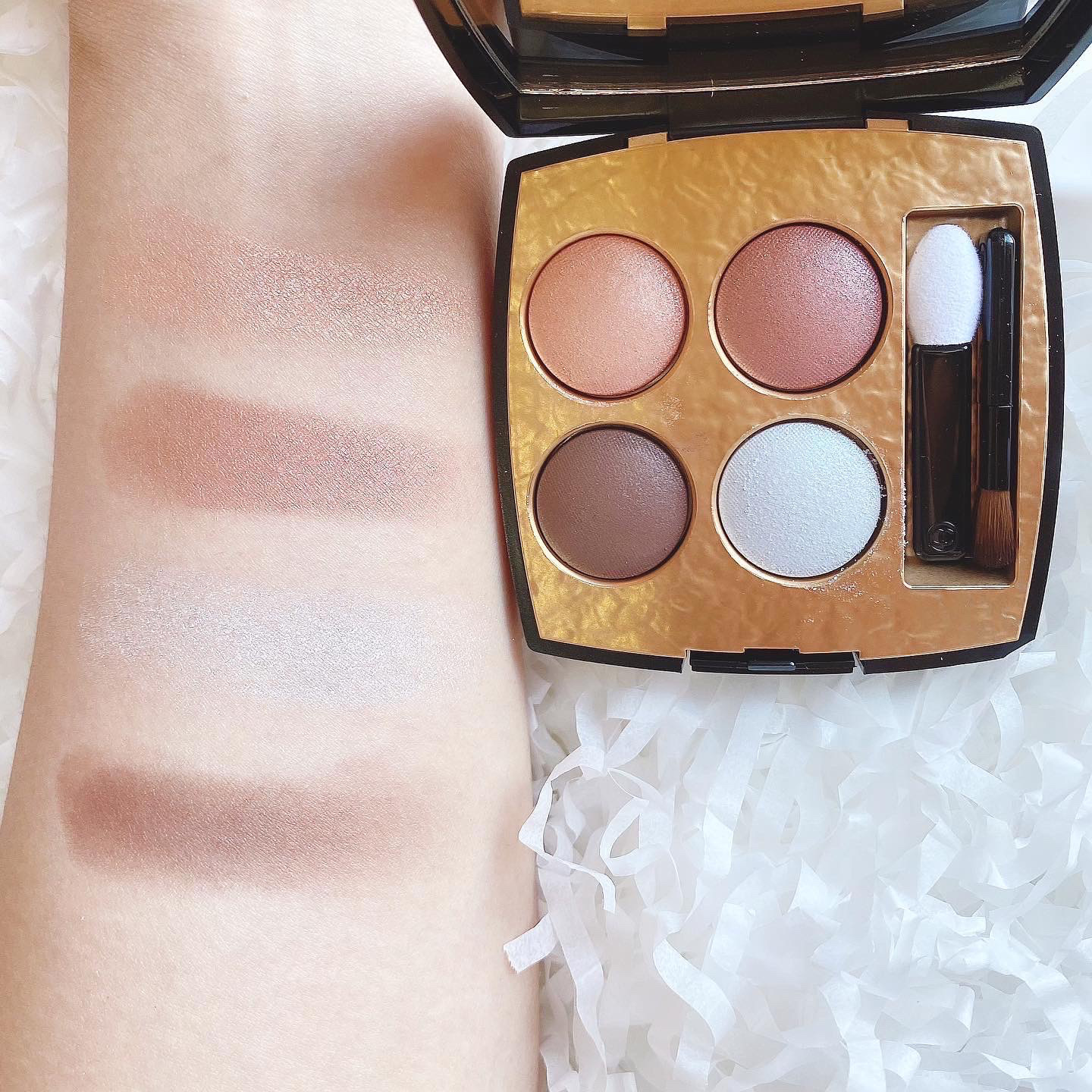 レ キャトル オンブル ビザンス /CHANEL/アイシャドウパレットを使ったクチコミ（3枚目）