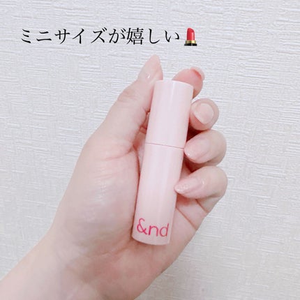 アンドバイロムアンド グラッシーボムティント/&nd by rom&nd/リップティントを使ったクチコミ(3枚目)