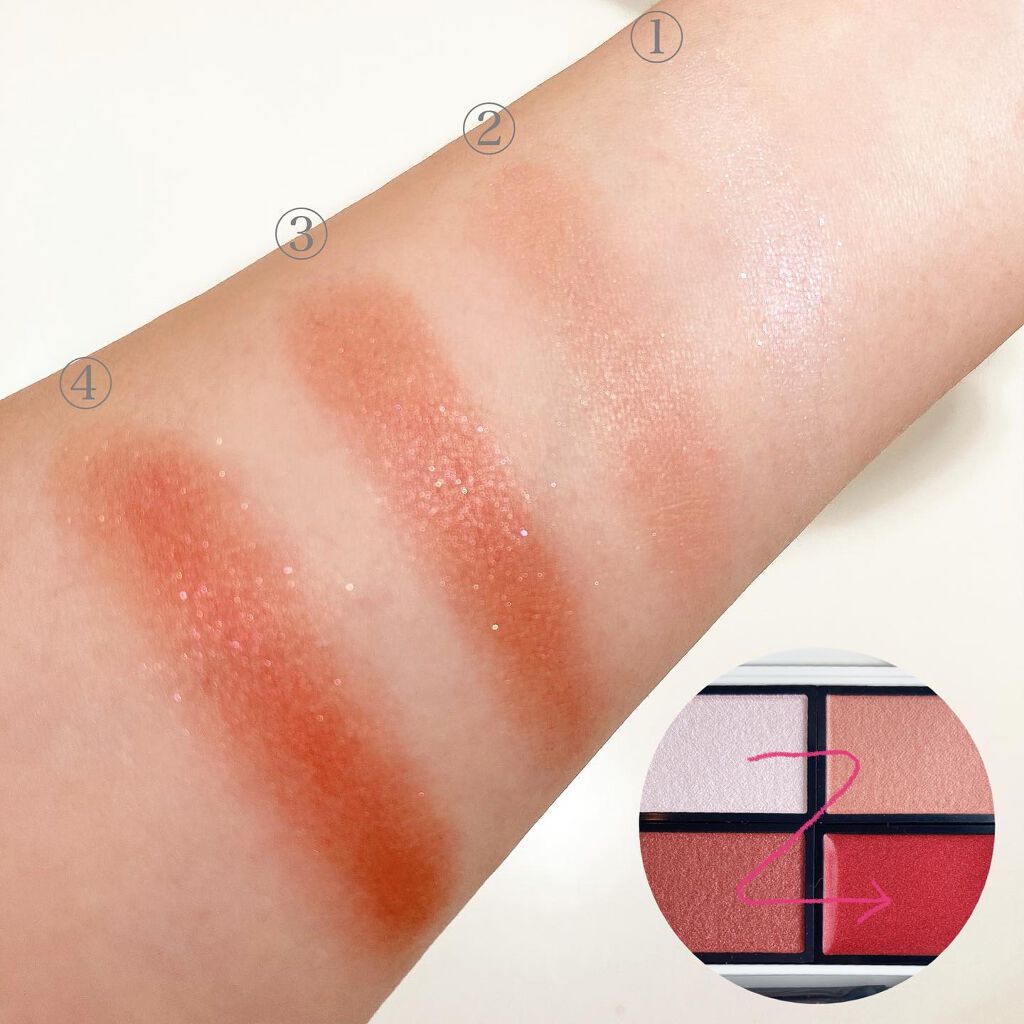 ヴォランタリーベイシス アイパレット/Celvoke/アイシャドウパレットを使ったクチコミ（3枚目）