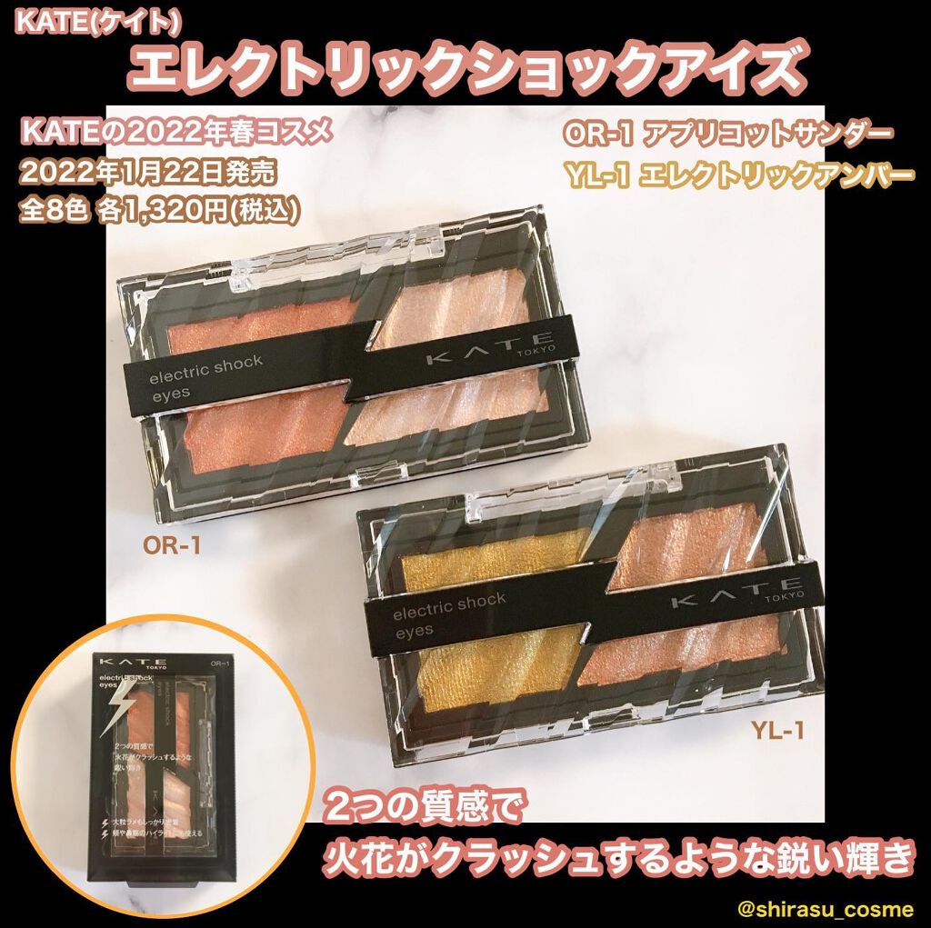 エレクトリックショックアイズ /KATE/アイシャドウパレットを使ったクチコミ(1枚目)