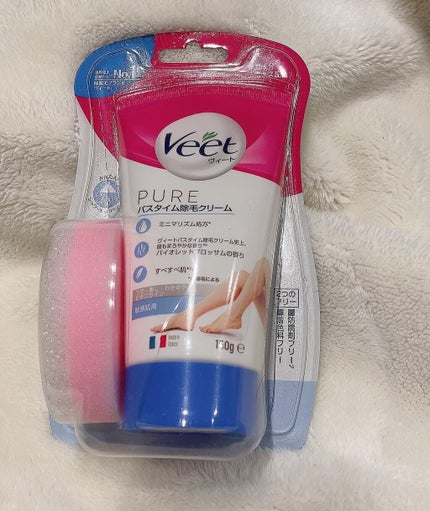 ヴィート ピュアバスタイム除毛クリーム 敏感肌用/Veet/除毛クリームを使ったクチコミ(5枚目)