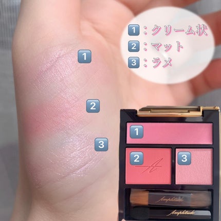 コンスピキュアス アイズ/Amplitude/アイシャドウパレットを使ったクチコミ(3枚目)