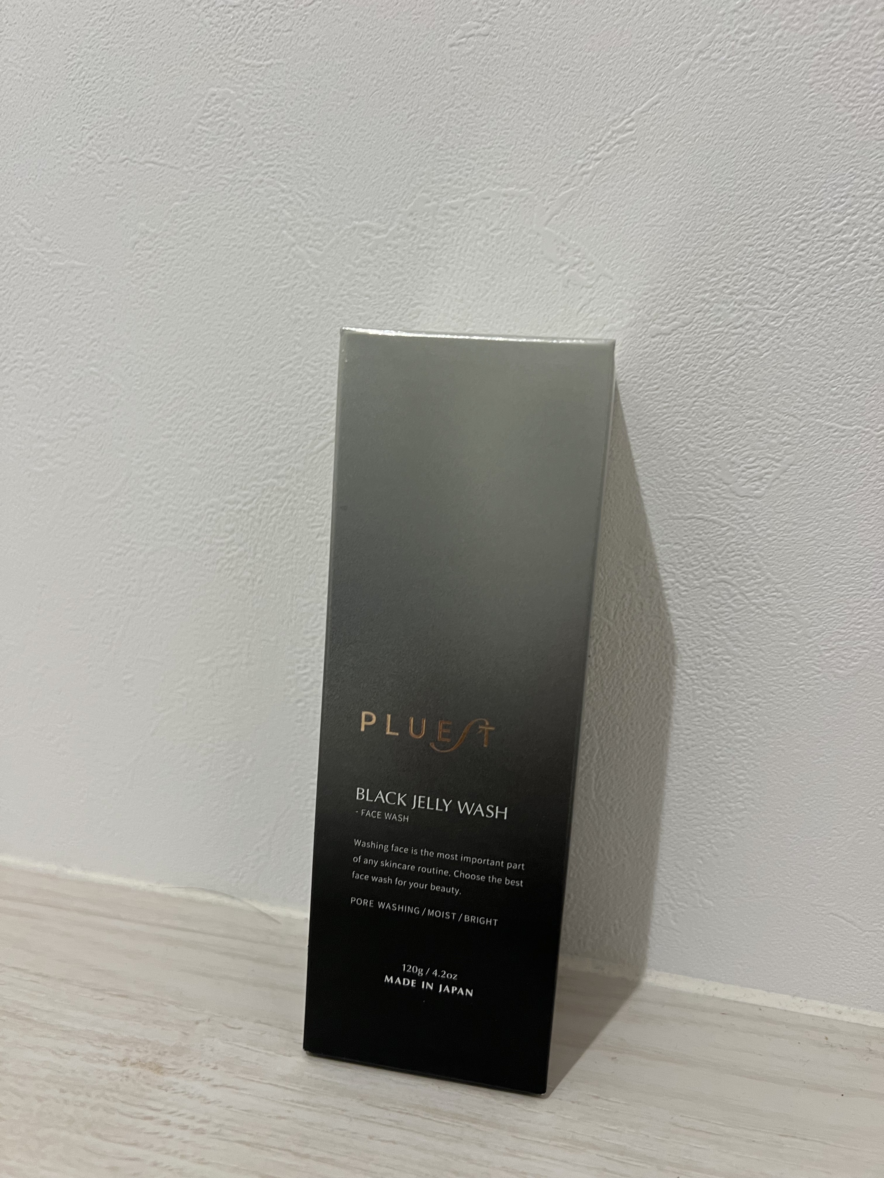 BLACK JELLY WASH（ブラックジェリーウォッシュ）/PLUEST/その他洗顔料を使ったクチコミ（1枚目）