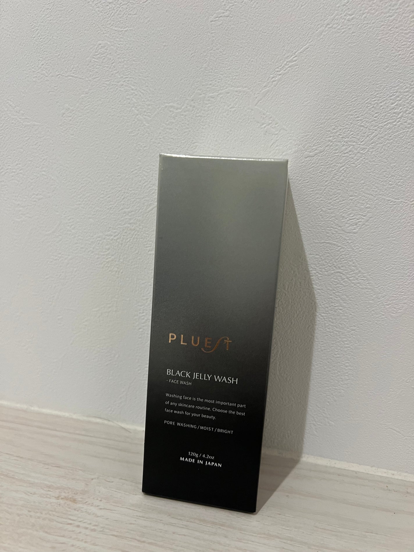 BLACK JELLY WASH(ブラックジェリーウォッシュ)/PLUEST/その他洗顔料を使ったクチコミ(1枚目)