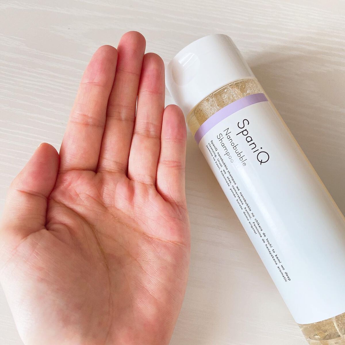 SpaniQ ナノバブルシャンプー/SpaniQ/市販シャンプーを使ったクチコミ(3枚目)