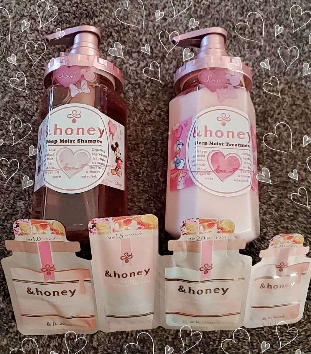 &honey Melty モイストリペア シャンプー1.0／モイストリペア ヘアトリートメント2.0/&honey/市販シャンプーを使ったクチコミ（3枚目）