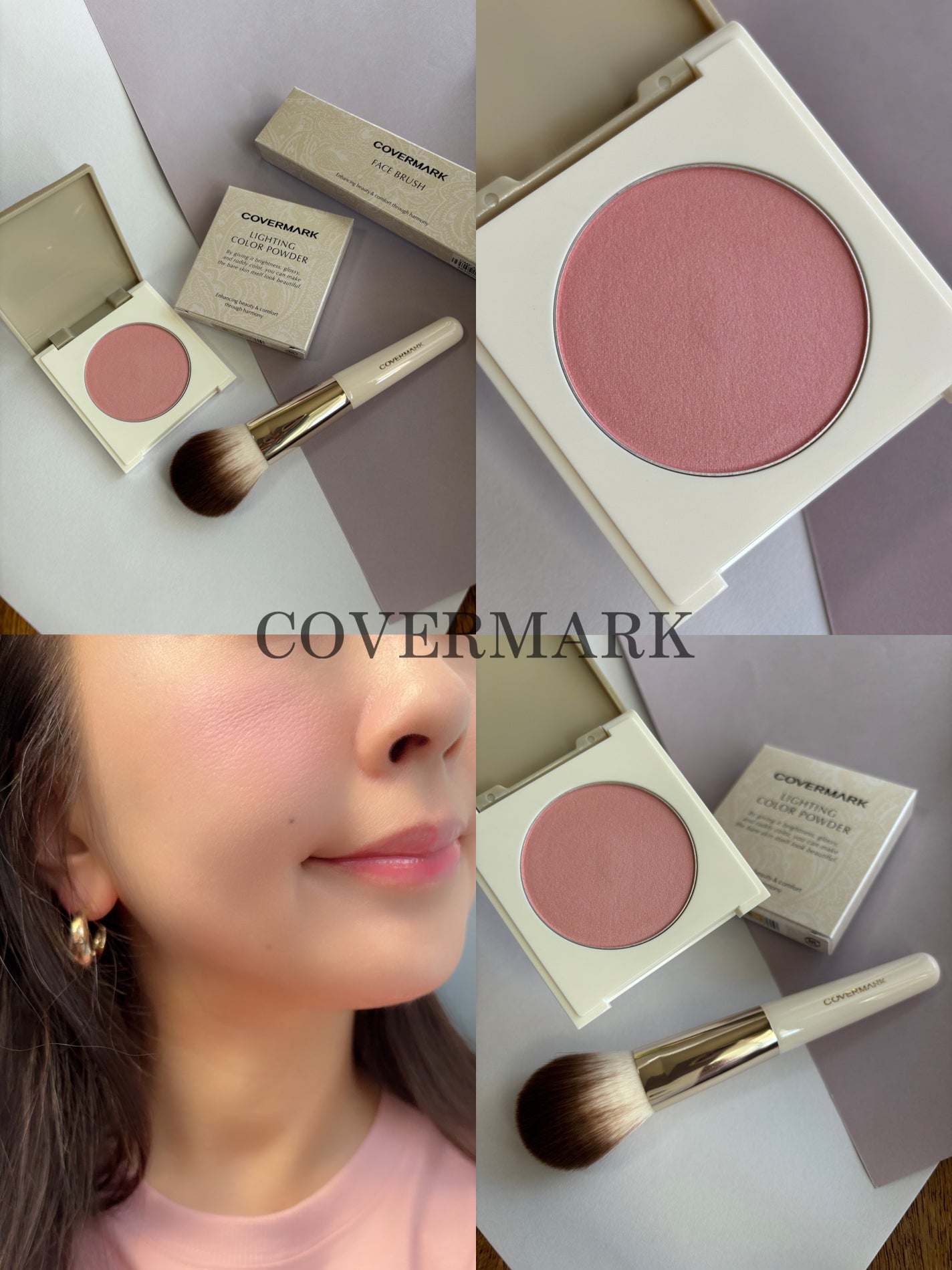 カバーマーク ライティング カラー パウダー/COVERMARK/パウダーチークを使ったクチコミ(6枚目)