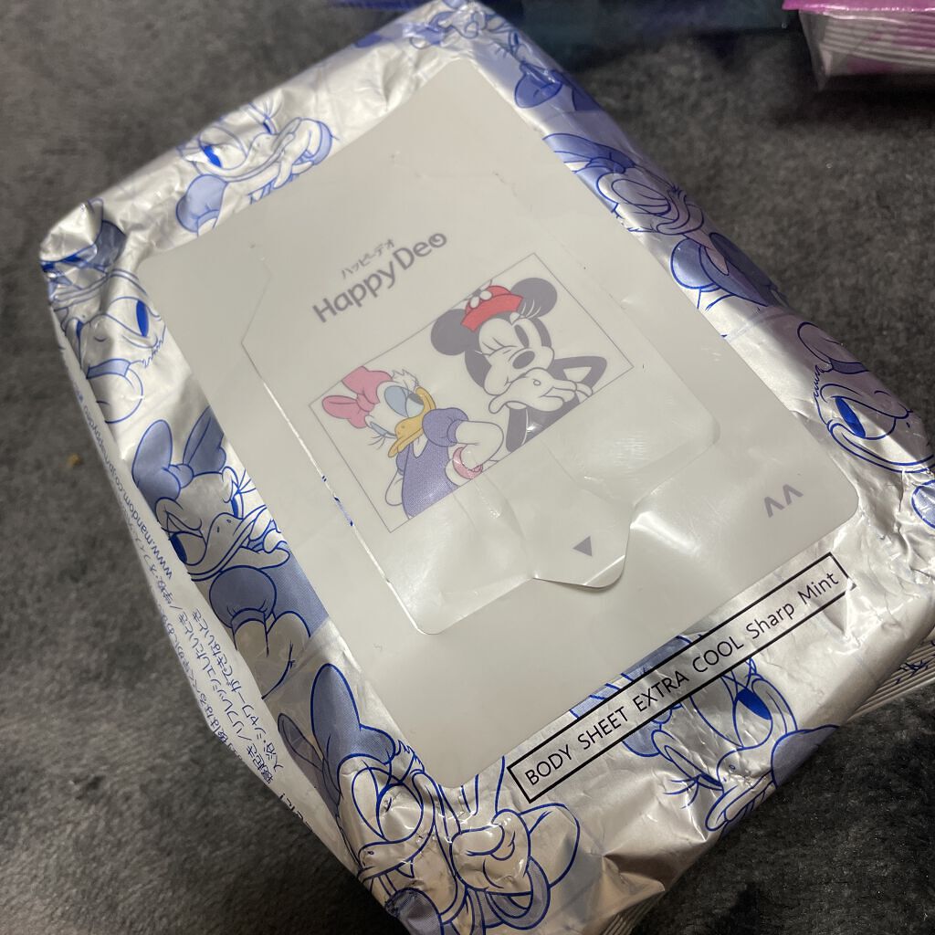 ハッピーデオ ボディシート 極氷冷アイスダウン シャープミント/マンダム/ボディシートを使ったクチコミ（2枚目）