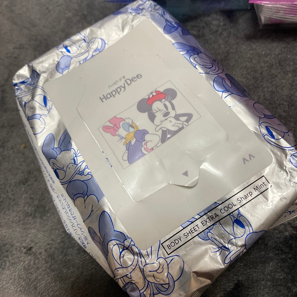ハッピーデオ ボディシート 極氷冷アイスダウン シャープミント/マンダム/ボディシートを使ったクチコミ(2枚目)