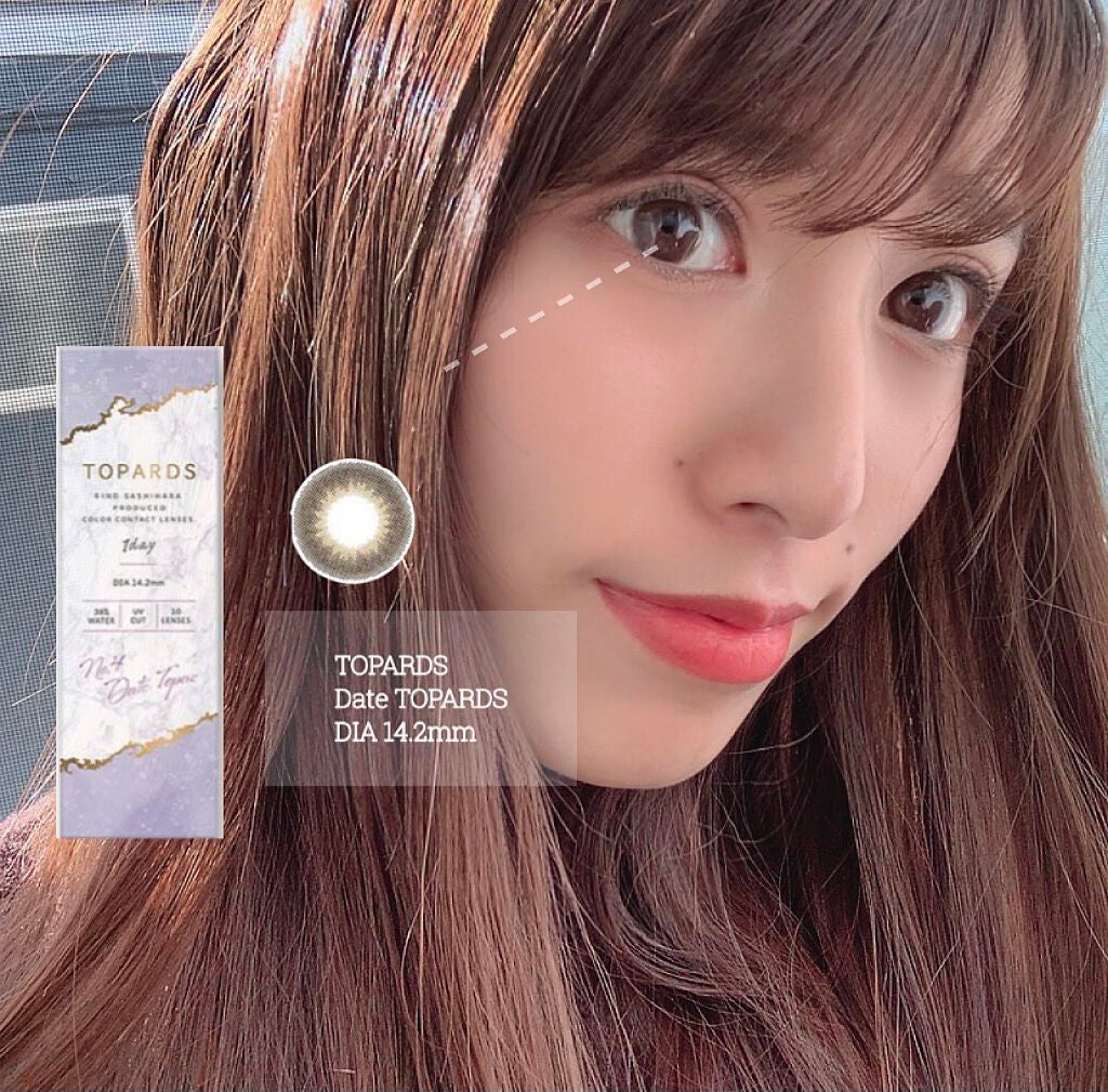 TOPARDS 1day/TOPARDS/ワンデー(1DAY)カラコンを使ったクチコミ(1枚目)