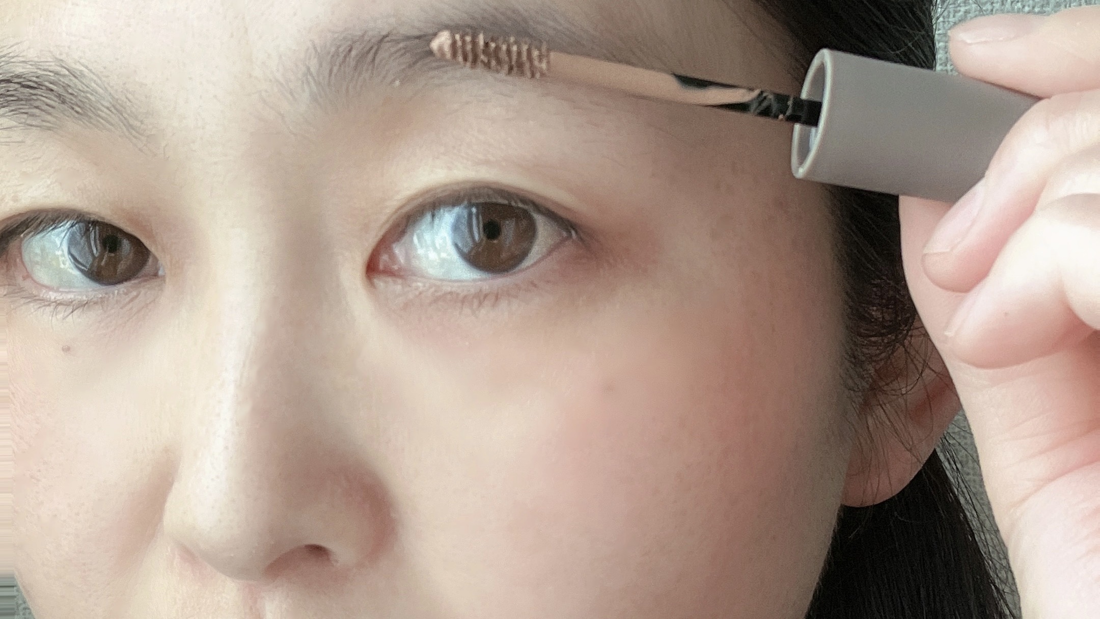 カラーインブロウマスカラ 01 ブラウンハニー/Ririmew/眉マスカラを使ったクチコミ（3枚目）