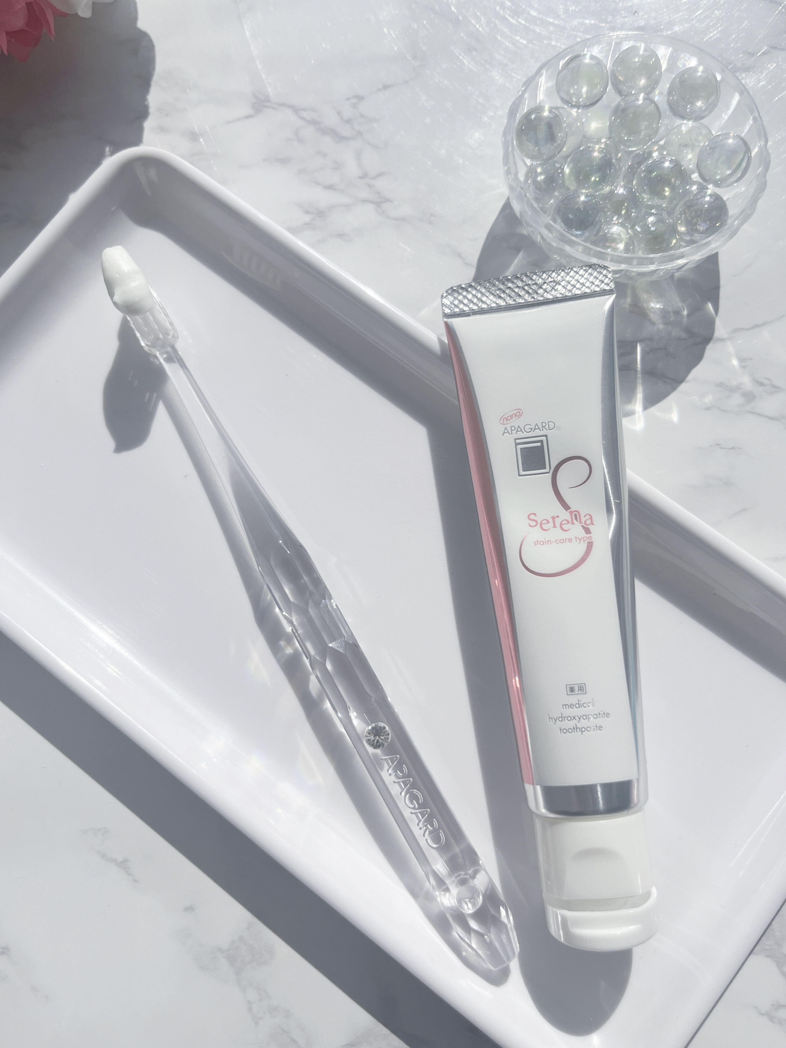 アパガードクリスタル歯ブラシ/アパガード/歯ブラシを使ったクチコミ（2枚目）